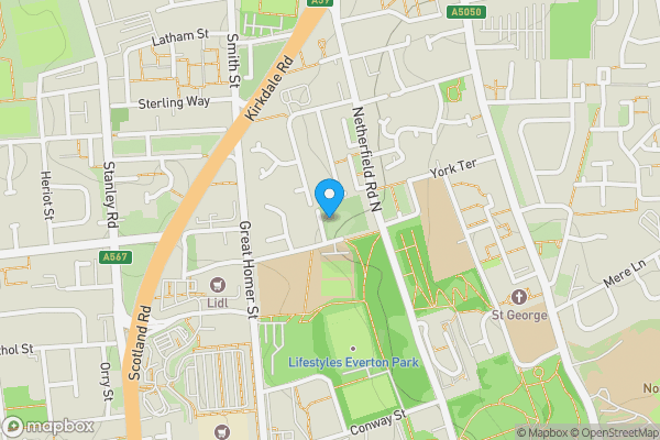 Map location for 418 City Point, Great Homer Street, Liverpool, Liverpool, L5 3LE