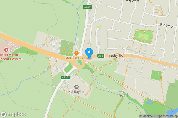 Map location for 4 Selby Road, Garforth, Leeds, West Yorkshire, LS25 1LS