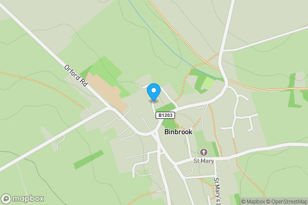 Map location for Corner Cottage, North Halls, Binbrook, Market Rasen, Lincolnshire, LN8 6DQ