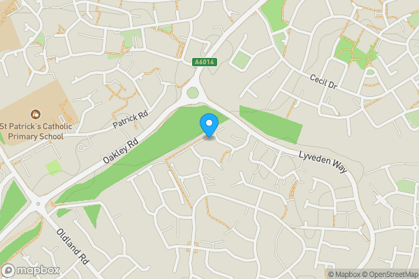 Map location for 13 Thrush Close, Corby, Northamptonshire NN18 8FG
