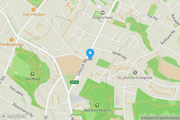 Map location for Flat 4, James Court, 281 Church Road, Crystal Palace, London SE19 2QQ