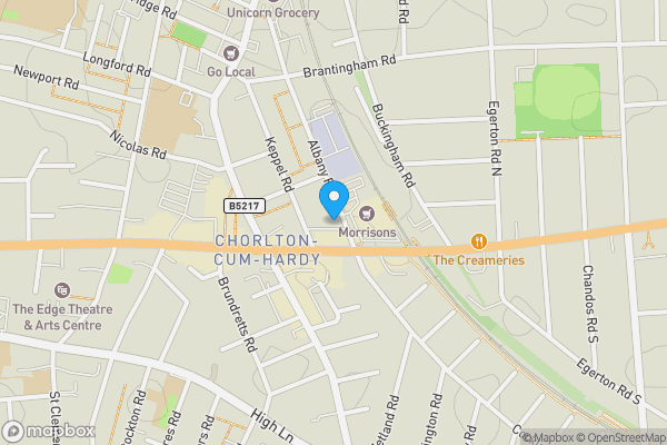 Map location for 3 Albany Road, Chorlton, Manchester, Greater Manchester M21 0AY