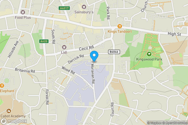 Map location for 83 Moravian Road, Bristol, Avon, BS15 8ND