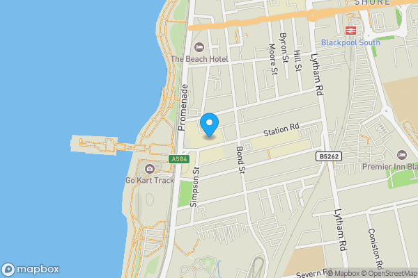 Map location for Danescourt Lodge, 14, Blackpool, Lancashire, FY4 1BE
