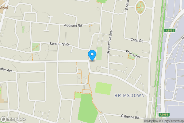 Map location for 218 Carterhatch Road, Enfield, Middlesex, EN3 5EB