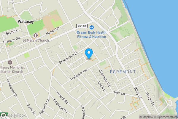 Map location for Exeter Road, Wallasey, Merseyside, CH44 1DR