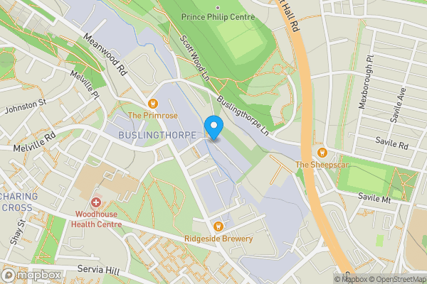 Map location for Buslingthorpe Green Industrial Estate Leeds West Yorkshire LS7 2HG