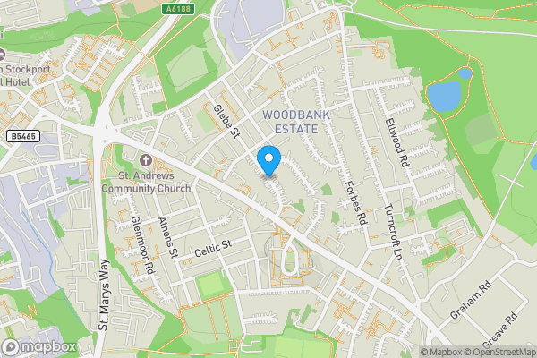 Map location for Canterbury Road, Little Moor, Stockport, Greater Manchester, SK1