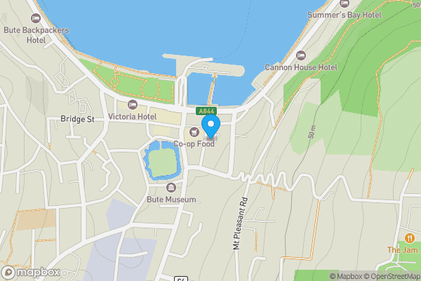 Map location for Flat 3, 16 Store Lane, Rothesay, Rothesay, Isle Of Bute, Argyll And Bute PA20 9AA