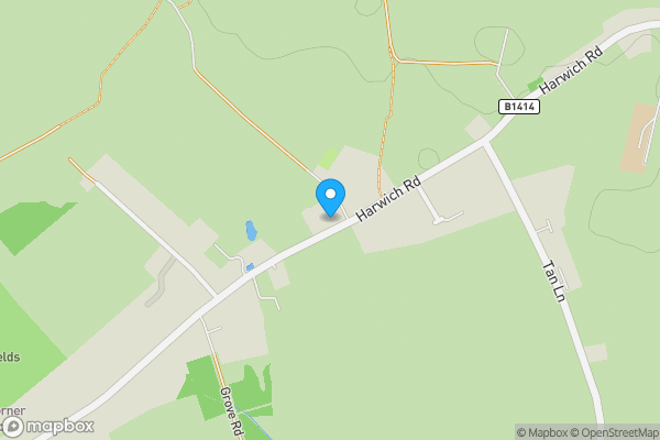 Map location for Land at the back of 145 Harwich Road, Little Clacton, Clacton-On-Sea, Essex CO16 9NJ