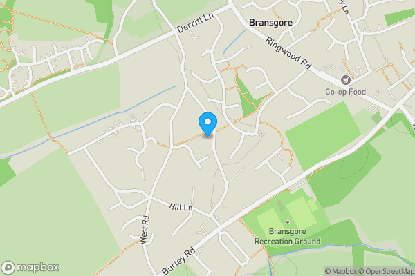 Map location for Bransgore Methodist Church, Chapel Lane, Bransgore, Christchurch, Dorset, BH23 8BN