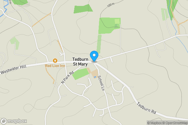 Map location for Woodland at Tillerton Steep , Tedburn St. Mary, Exeter, EX6 6ES