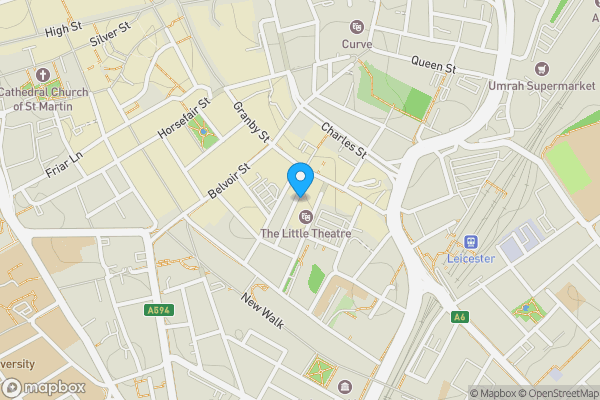 Map location for Flat 311 York Place, 2-12 York Street, Leicester, Leicestershire, LE1 6NU