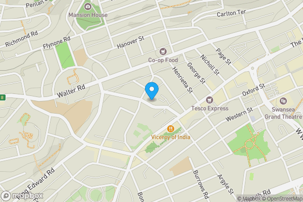 Map location for Brunswick Street, Swansea, West Glamorgan, SA1 4JR