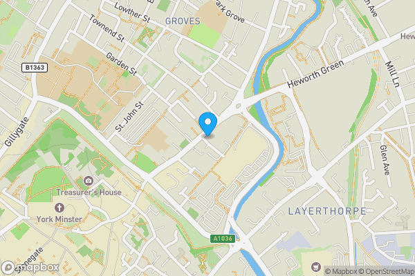 Map location for 56 Monkgate, York, North Yorkshire, YO31 7PF
