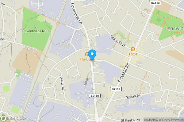 Map location for Enterprise-rent-a-car, Lockhurst Lane, Coventry CV6 5NY