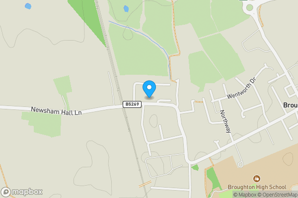 Map location for 104 Woodplumpton Lane, Broughton, Preston, Lancashire PR3 5JZ