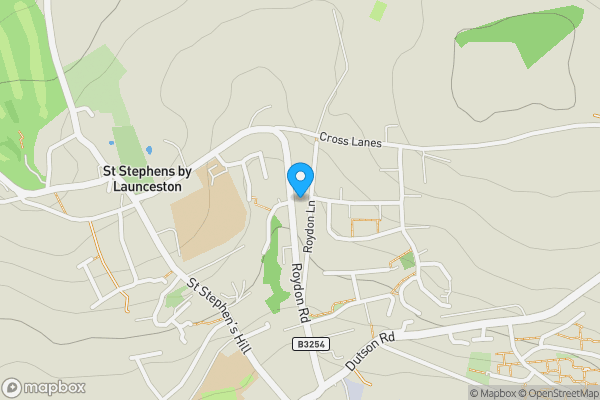 Map location for 26 Roydon Lane, Lanstephan, Launceston, Cornwall, PL15 8NG