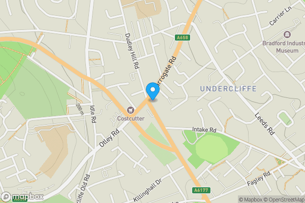 Map location for 458 Killinghall Road, Bradford, West Yorkshire BD2 4SL