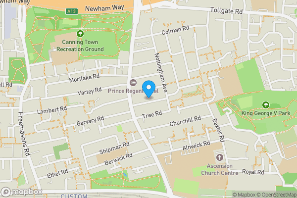Map location for 25 & 27 Ripley Road, Canning Town, London, E16 3EA