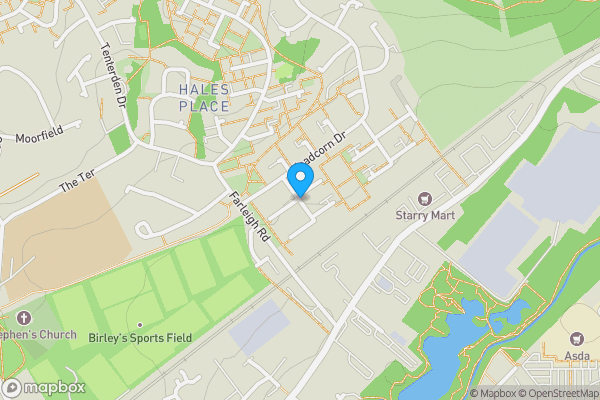 Map location for Ulcombe Gardens, Canterbury, Kent, CT2 7QY