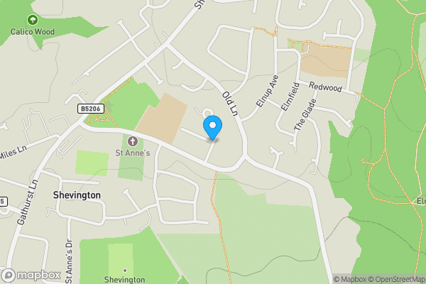 Map location for Central Drive, Wigan, Lancashire, WN6 8BA