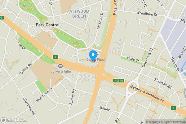 Map location for 68 Lincoln Apartments, 3 Lexington Gardens, Birmingham, West Midlands, B15 2DS