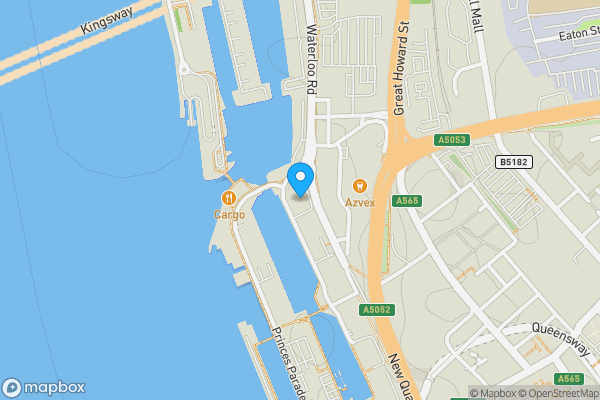 Map location for Apartment 10, 1 William Jessop Way, Liverpool, Merseyside L3 1DJ