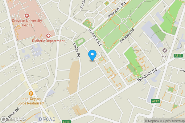 Map location for 73 St. Saviours Road, Croydon, Surrey, CR0 2XF