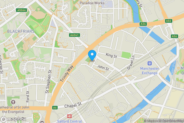 Map location for Salford, M3 7FL