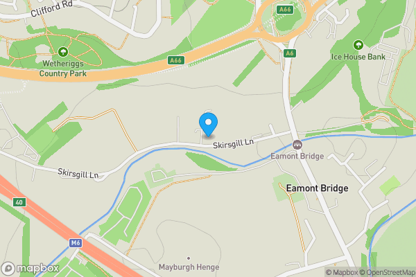 Map location for Land and buildings lying to the North of,  Penrith, Cumbria, CA10 2BQ