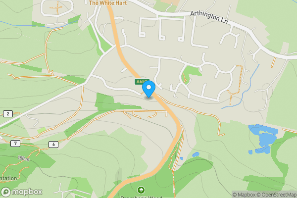 Map location for 12 Willow Court, Pool in Wharfedale, Otley, West Yorkshire LS21 1RX