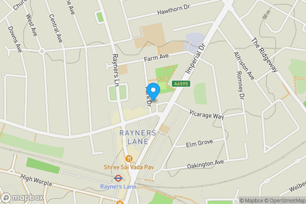 Map location for 2F Park Drive, North Harrow, Harrow, Middlesex, HA2 7LT
