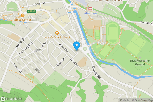 Map location for Marquis Inn Bute Villas, Cardiff Street, Aberdare, CF44 7EN
