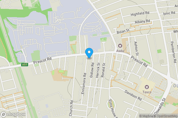 Map location for 1 Ennismore Road, Old Swan, Liverpool L13 2AR