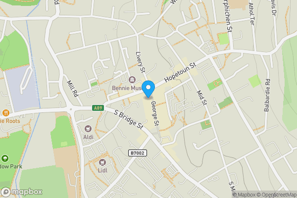 Map location for 11 George Street, Bathgate, West Lothian, EH48 1PH