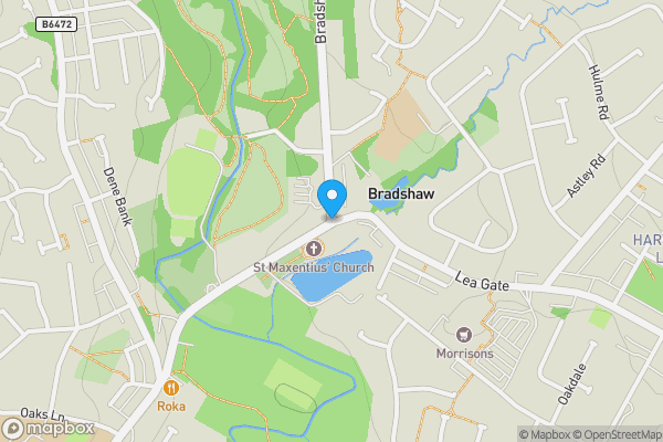 Map location for Bradshaw Road, BOLTON, Lancashire, BL2 3EW