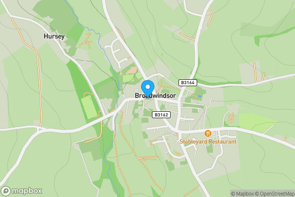 Map location for Middle Cottage, 2 West Street, Broadwindsor, DT8 3QG