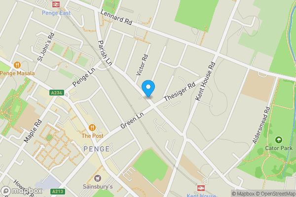 Map location for Parish Lane, London, Greater London, SE20 7JP