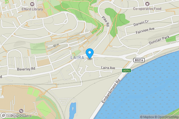 Map location for 11 Huntley Place, Laira, Plymouth , PL3 6AW