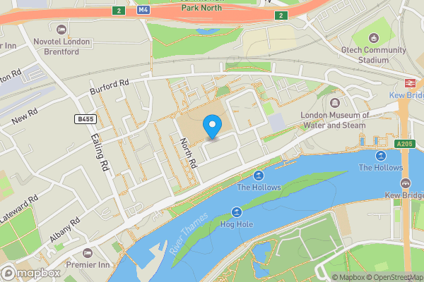 Map location for 67 Holland Gardens, Brentford, Middlesex, TW8 0BG