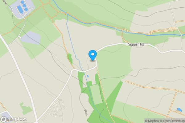 Map location for Puggis Farm, Camborne, Cornwall, TR14 0BH