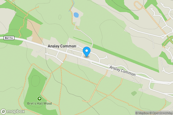 Map location for 128, Ansley Common, Nuneaton, Warwickshire CV10 0QA