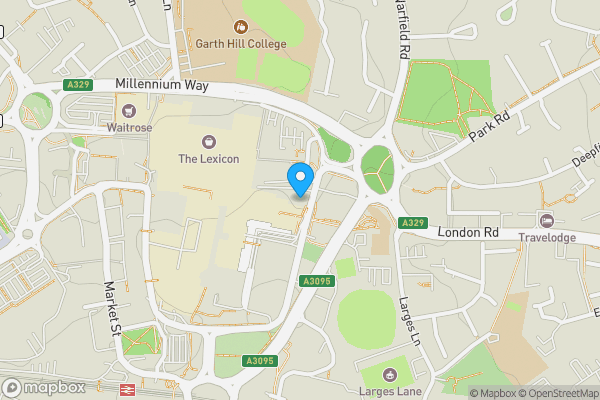 Map location for Flat 31 Circa, The Ring, Bracknell, Berkshire, RG12 1GQ
