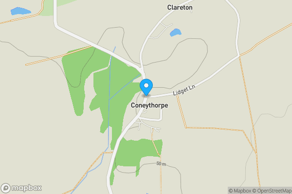 Map location for Tiger Inn, Coneythorpe, Knaresborough, North Yorkshire, HG5 0RY