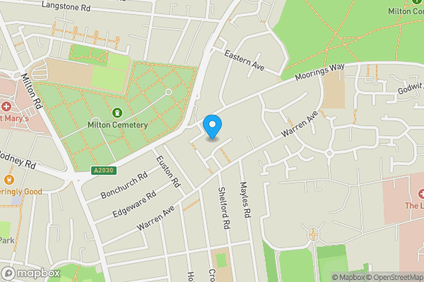 Map location for Tern Walk, Southsea, Hampshire, PO4 8QG