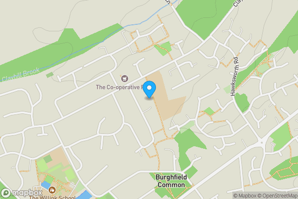 Map location for 7 Woodlands Avenue Burghfield Common, Reading, Berkshire, RG7 3HU