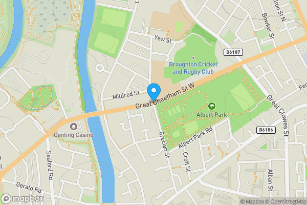 Map location for Great Cheetham Street West, Manchester, Greater Manchester, M7 2JB