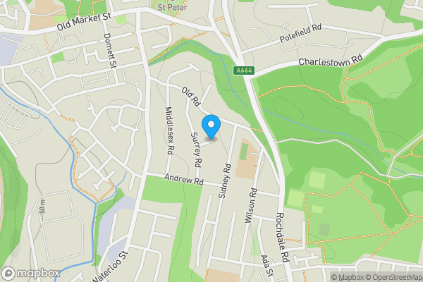 Map location for Flat 1, Marantha Lodge, 21 Surrey Road, Blackley, Greater Manchester, M9