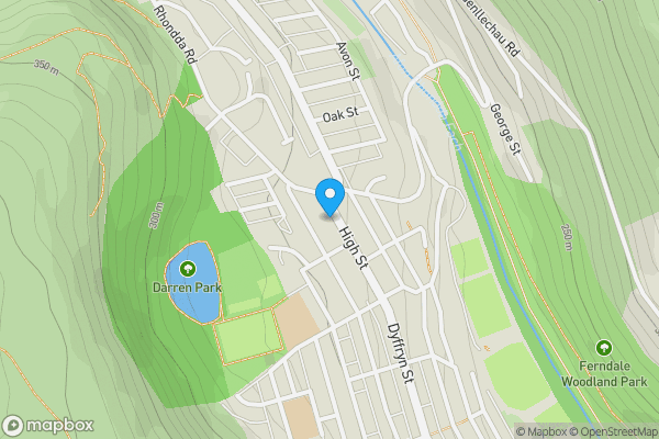 Map location for 35 High Street, Ferndale, CF434RH